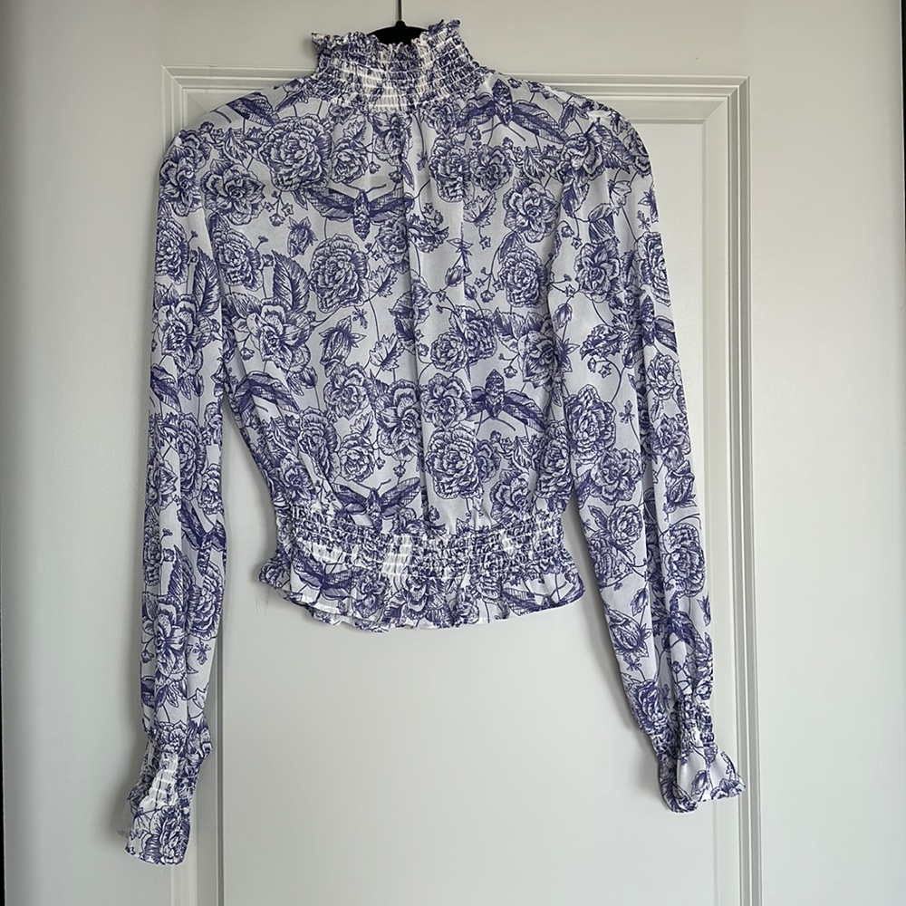 Floral blouse top